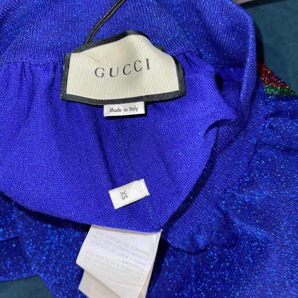 Gucci Wool Lame GG Stripe Pants - Picture 7 of 12